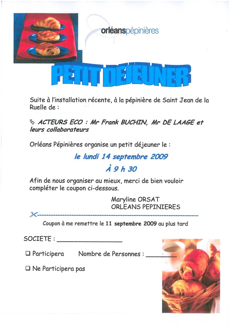 PETIT DEJEUNER SJR