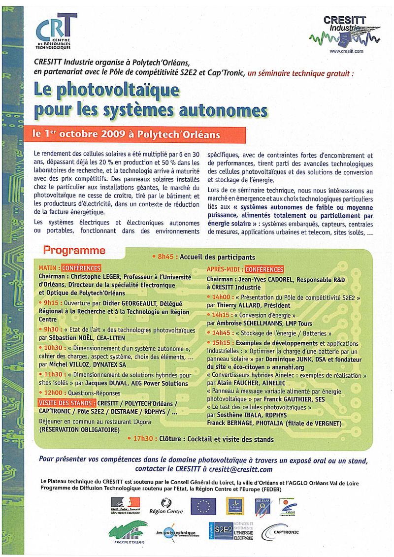 Seminaire Cresitt recto