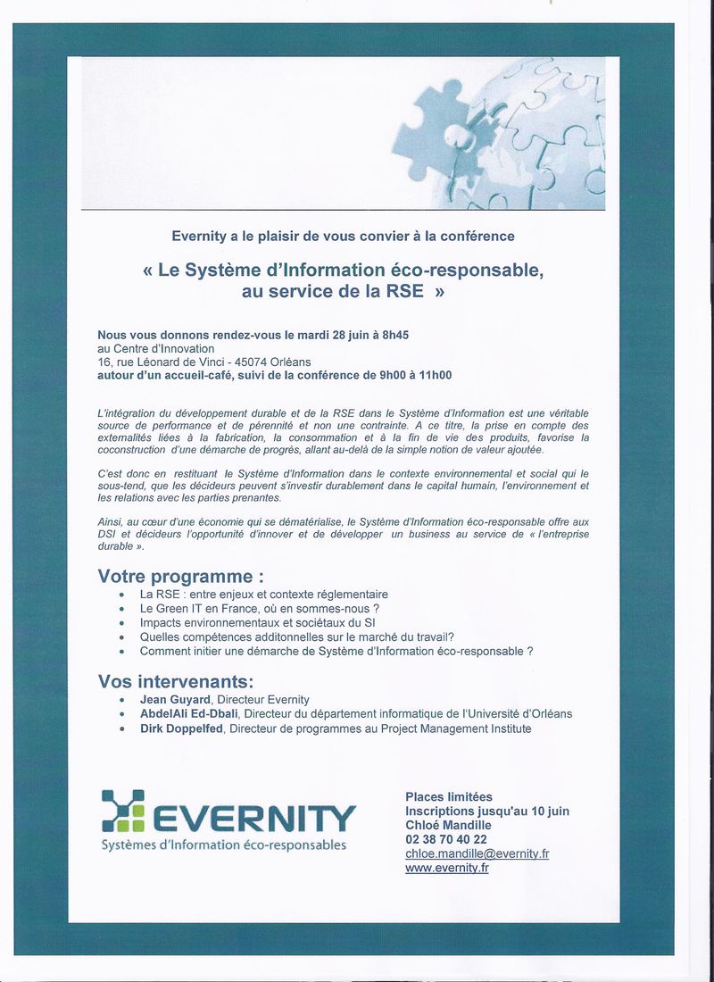 Evernity conférence