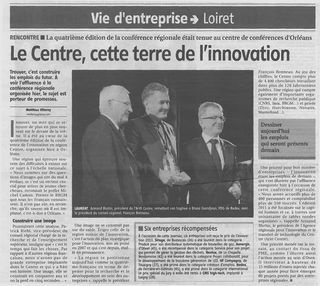 Rep du 29-11-11 conférence de l'innovation en région centre