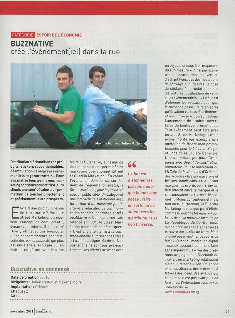 Loiret eco-Buzznative