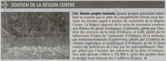Rep du 120912 DREAM Quatre projets laureats