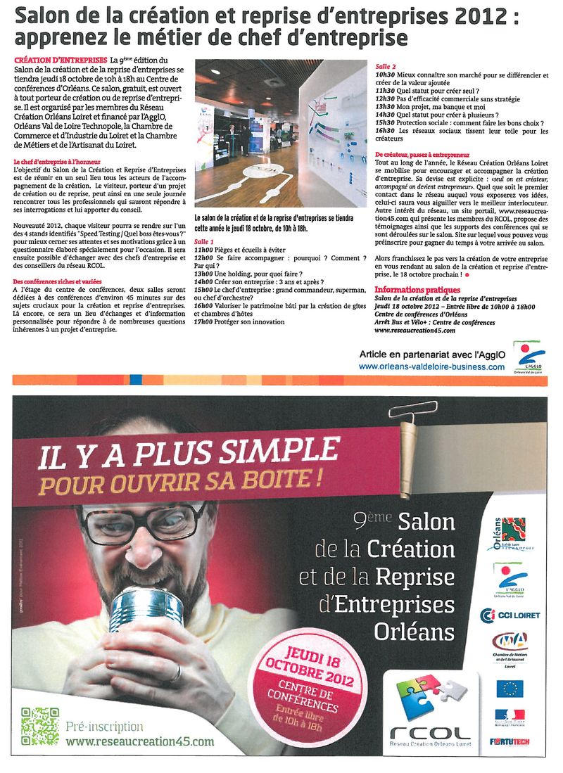 Tribune d'orléans n°279-Salon création