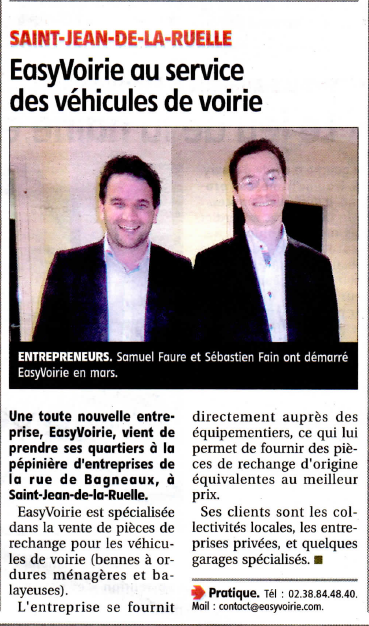 Article EASYVOIRIE du lundi 05 mai 2014