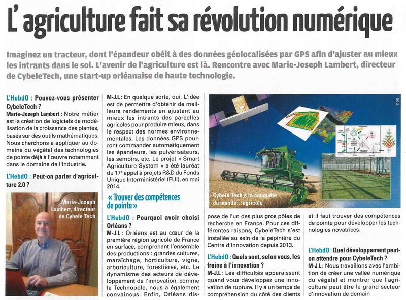 L'hebdo Cybeletech