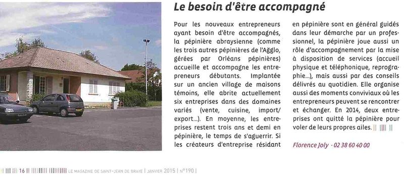 Article REGARDS  - SJB - Janvier 2015